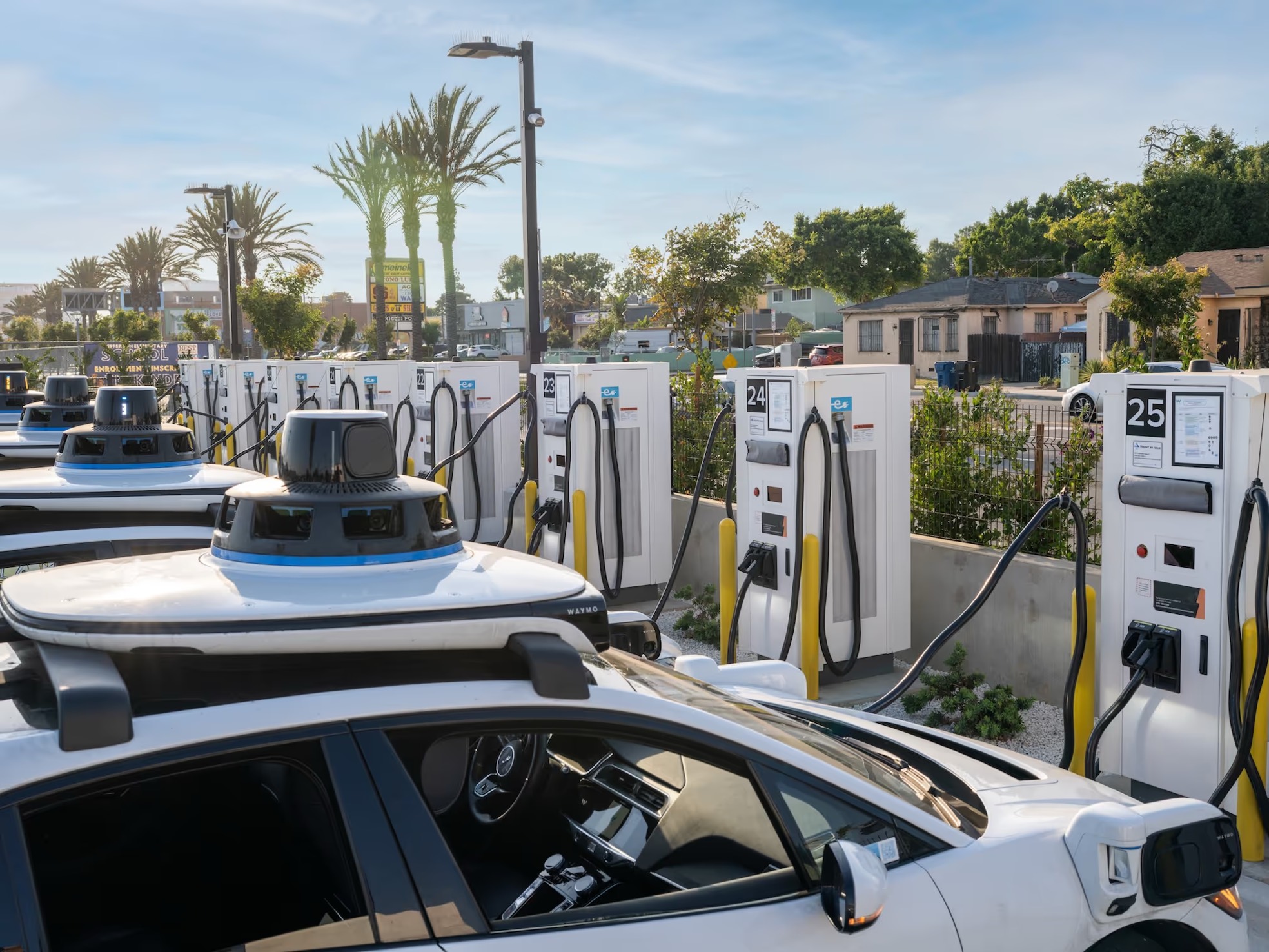 Terawatt charging hardware on site, photographed during an install visit